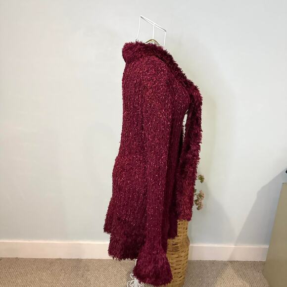 Stunning vintage y2k penny lane fairy cardigan/ long sweater- shaggy coat - Picture 2 of 5